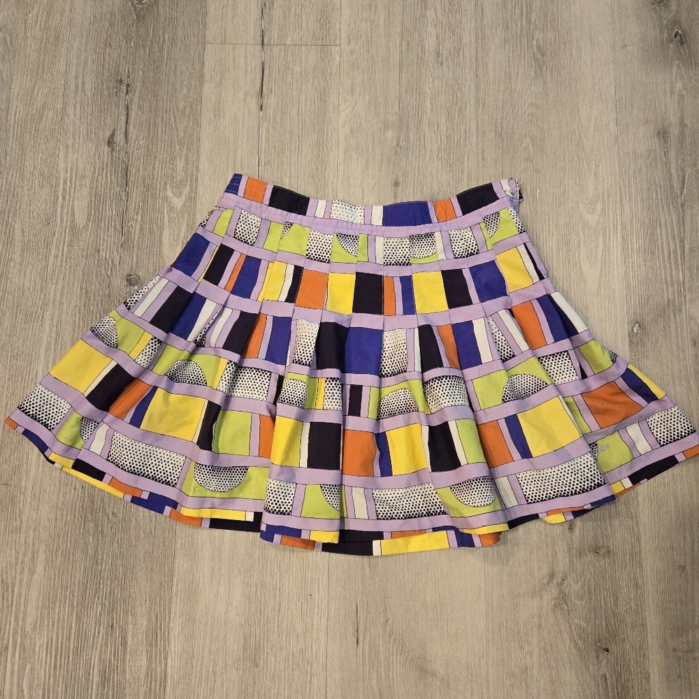 Prince Practice Gear Multicolor Pleated Athletic Tennis Skirt Size 12